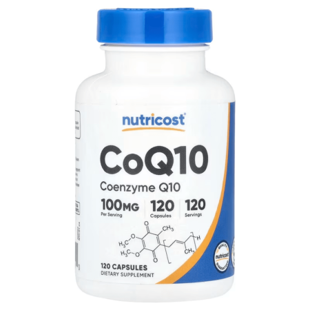 CoQ10 ، (100 ملجم) ، 120 كبسولة من Nutricost