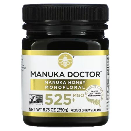 عسل المانوكا أحادي النكتار، MGO 525+ (250غ) من Manuka Doctor